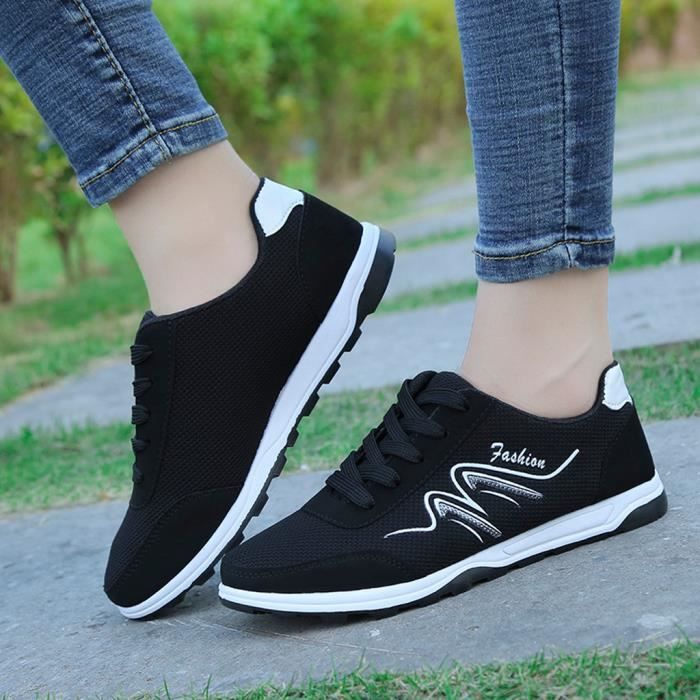 Sneaker Chaussures femmes costumes Sport Chaussures Chaussures De Course Chaussures De Loisirs Marron 36 37