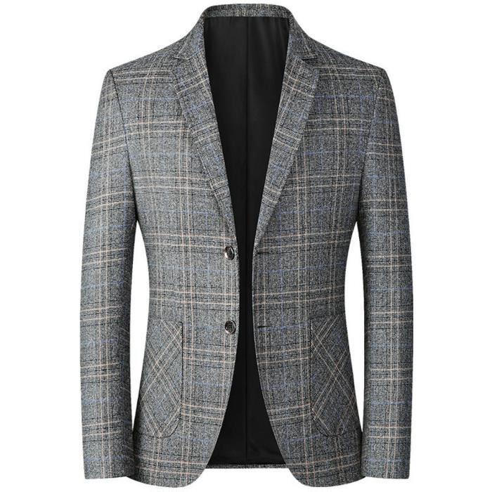 YOUTHUP Blazer Homme Slim Fit Un Bouton - Veste Costume Élégante Business Casual
