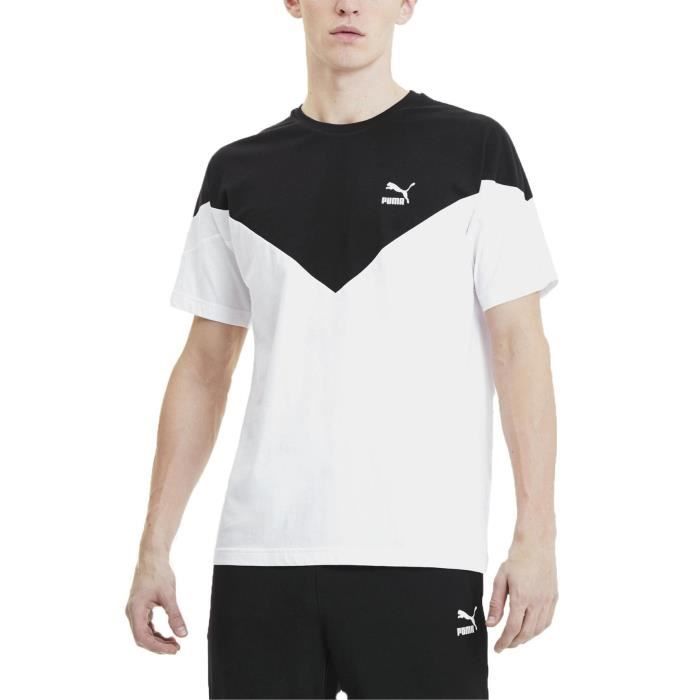 AC Milan football emblématique MCS manches courtes Polo T-Shirt Top Homme Noir