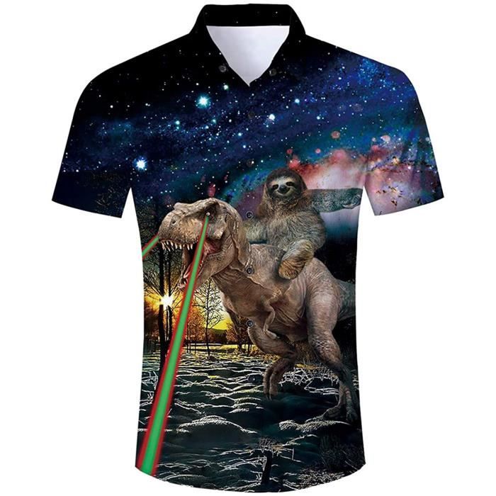 Chemise Hawaïenne Personnalisée Avec Photo - Homme/Femme, Manches Courtes, Tissu Polyester, Taille M à 3XL - 2
