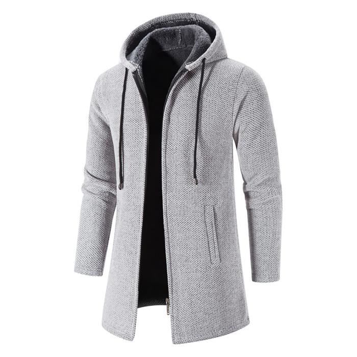 Veste Urbaine Homme JELLYB - Coupe Ajustée, Capuche, Fermeture éclair, Pour Automne/hiver, Coupe-vent - 13