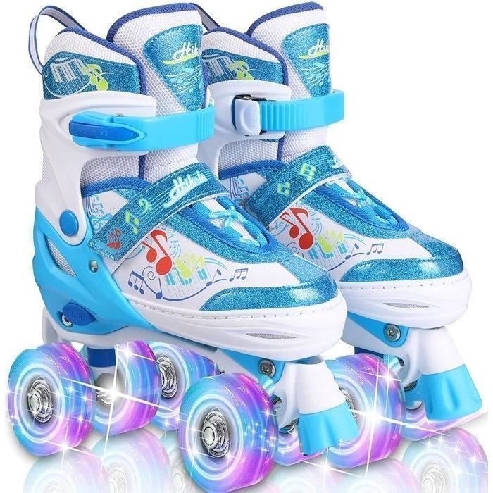 Patins Roulettes Patins Quad Roller fille femmes enfants gar on