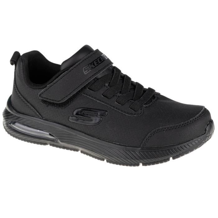chaussures de running - skechers - dynaair fast pulse noir - mixte/enfant