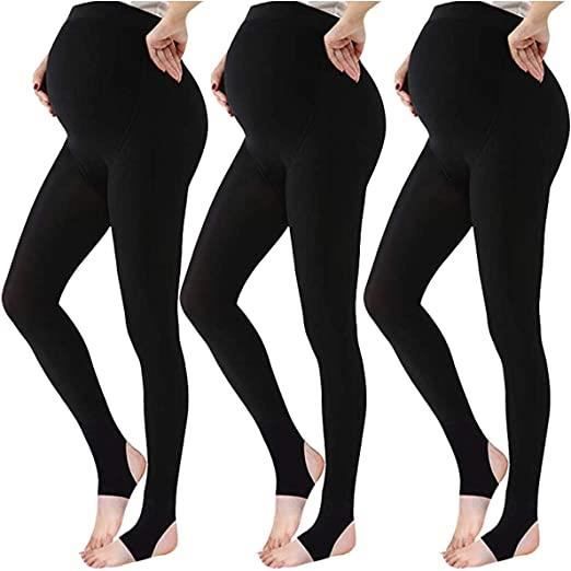 Collants de Maternité Legging, Sans Pied Opaque(Noir, M, L, XL)Grossesse  pour Femmes Enceintes de 320D Noir - Cdiscount Prêt-à-Porter