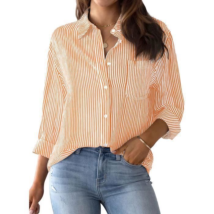 Chemise En Dentelle à Manches Longues Pour Femme - Black[D3552] - Slim