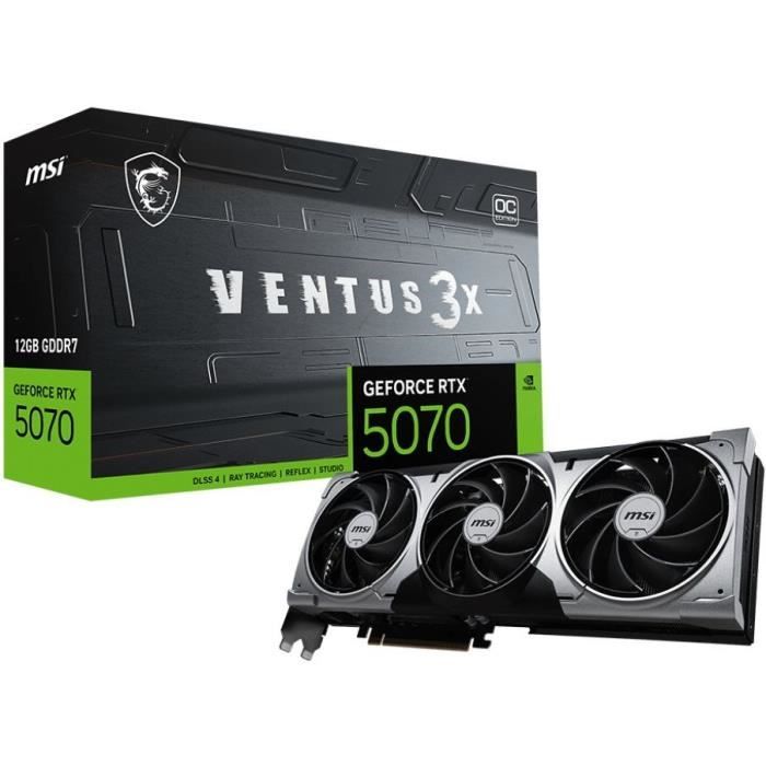 MSI RTX 5070 12G VENTUS 3X OC Neuf - vue 4