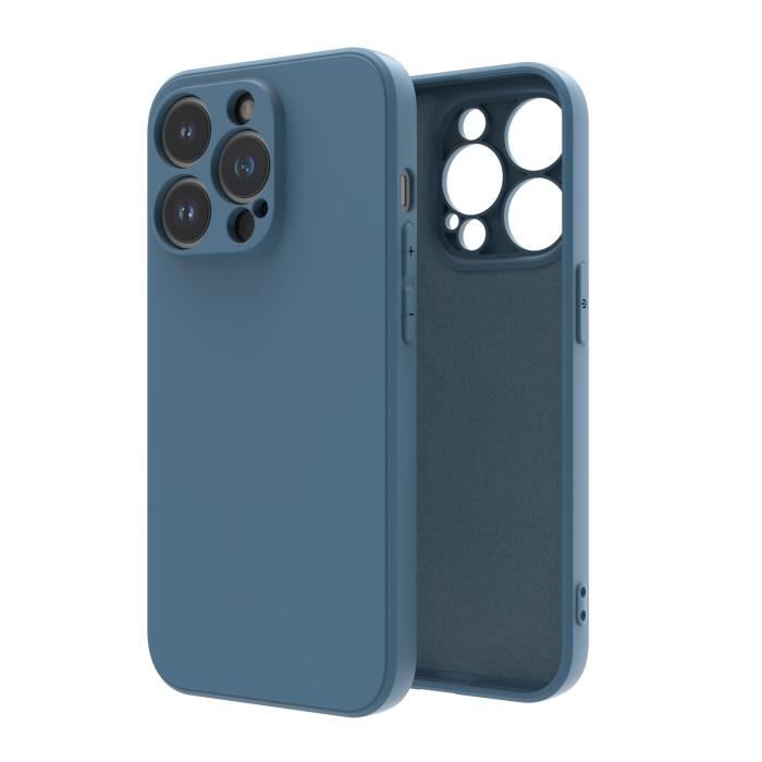 MYWAY COQUE SMOOTHIE TPU BLEU IPHONE 14 PRO MAX
