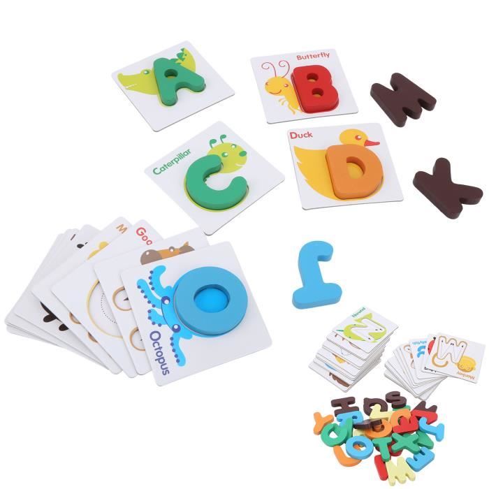 7 En 1 Puzzle Montessori En Bois Pour Enfants, Forme Puzzle Comptage Des Correspondances Jeu De Pêche Pour 2 3 4 5 Ans Enfants Jouet - Jeux - Jouets