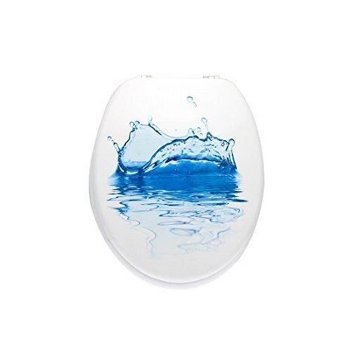Abattant WC D coration Eclat Eau D 36 x 42.2 x 5.5 cm