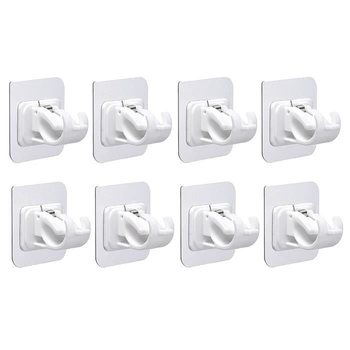 Support Rideau Supports De Tringle à Rideau LEIBOCHAO - Alliage Aluminium (charge 30kg) - Lot De 2 Supports Pour Tringles à Rideaux