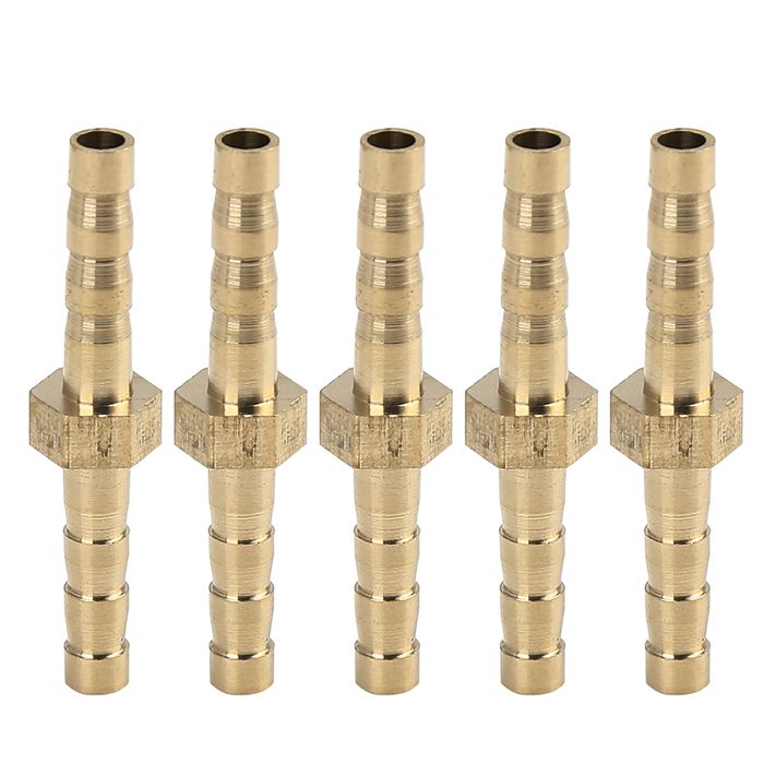 Raccord En Laiton En T (3 Voies) - 8mm Diamètre, Pour Tuyaux Huile, Air, Eau - Connexion Rapide Et étanche