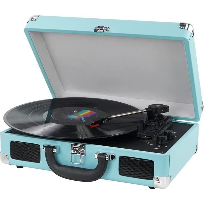 Convertisseur Vinyle Vers MP3 USB | Platine Tourne-disque Portable | Plug & Play, Sans Ordinateur Nécessaire