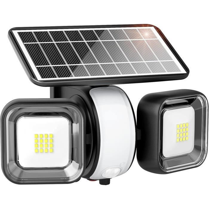 FOMYHEARD Lampe Solaire Exterieur Puissante, Projecteur Solaire