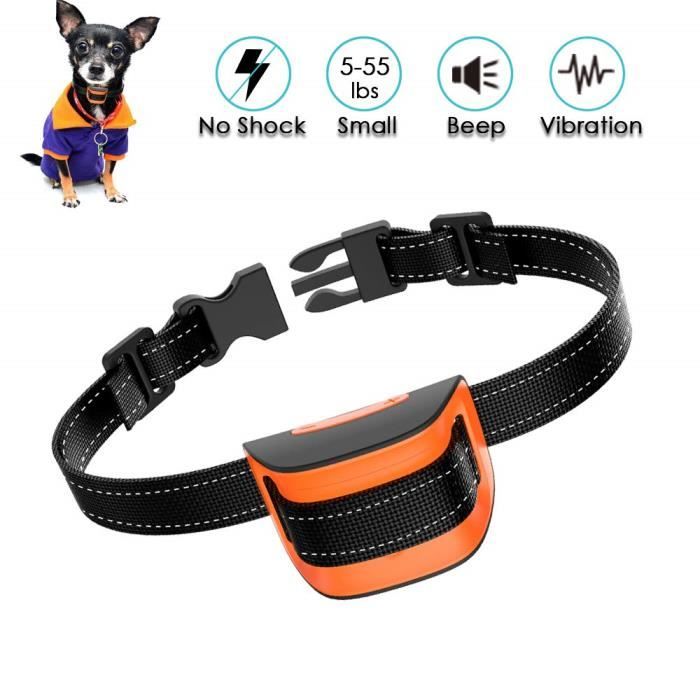 Comparer les prix de Collier Anti-aboiement Qui aboie pour Chiens Dispositif Collier de Dressage Intelligent avec 7 Niveaux AjustableSon et Vibrations