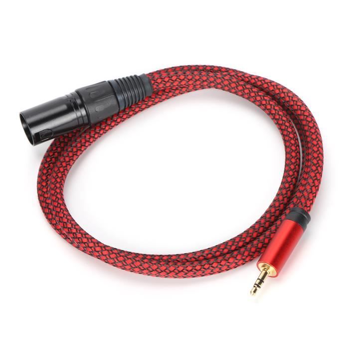 Câble Micro 3,5 Mm TRS Vers TRRS Angle Droit – Remplacement Parfait Pour Rode SC7, Compatible Rode VideoMic, VideoMicro, Boya Et Smartphones Android