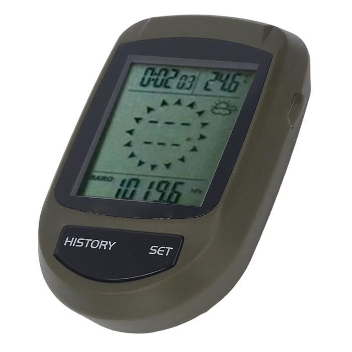 Sjlerst Altimètre LCD numérique Baromètre altimètre boussole
