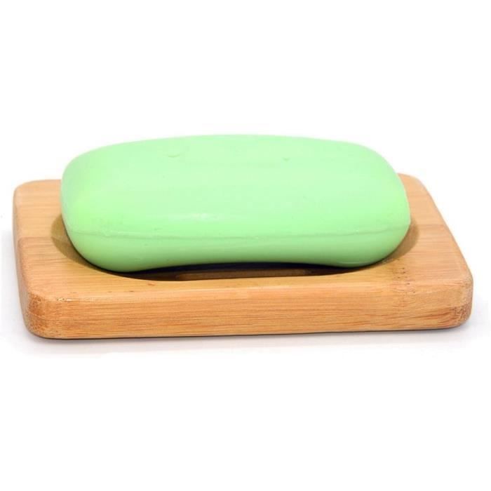Porte-Savon En Bambou Naturel, Porte-Savon De Douche En Bambou Naturel, Boîte À Savon Pour Salle