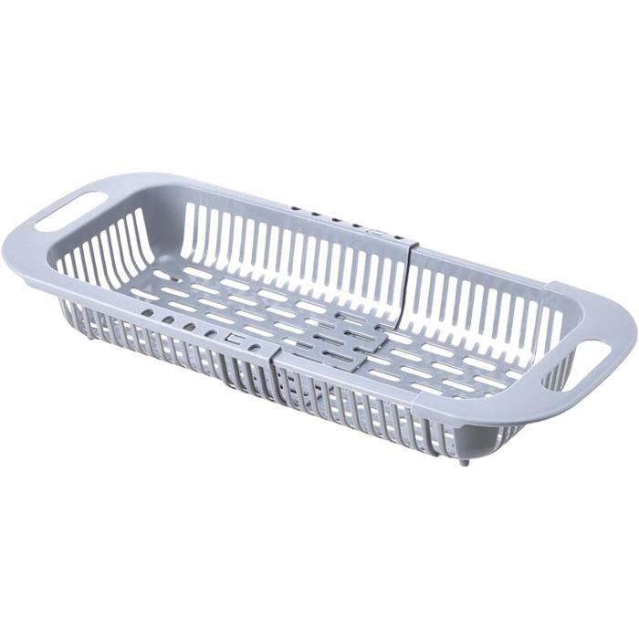 Passoire 2 En 1 Youka – Double Couche Amovible En Plastique PP Sans BPA Pour Laver Fruits Et Légumes