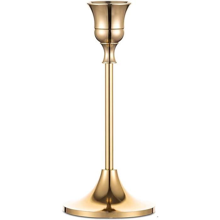 Bougeoir Chandelier En Laiton – Fusion De Piano à 1 Lumière, Style Baroque, Neuf