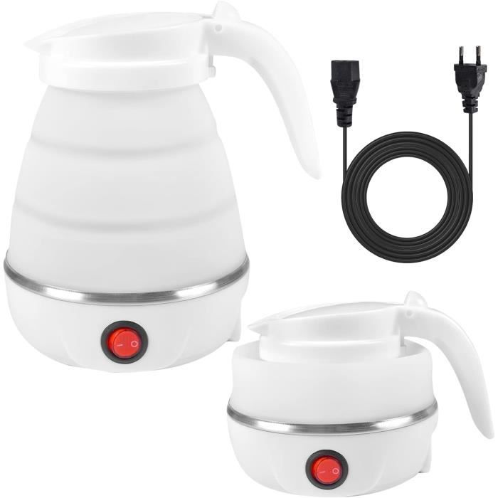 Bouilloire De Voyage Pifco Worldwide – Blanc – Testée Et Fonctionne