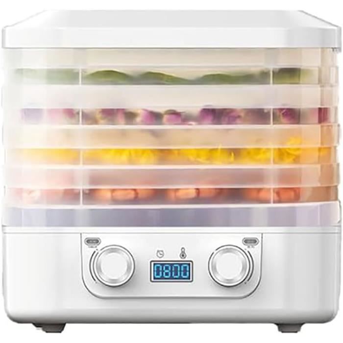 Déshydrateur Alimentaire Ronco 5 Plateaux – Blanc, électrique, Rond, Neuf Sous Emballage