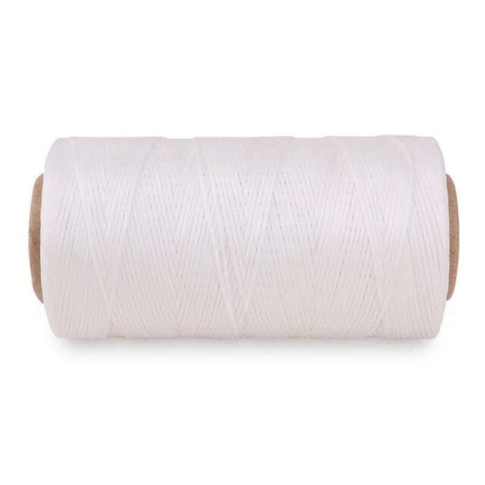 Fil Ciré 250m - Parfait Pour Couture Cuir, Canapé, Bricolage Et Réparations