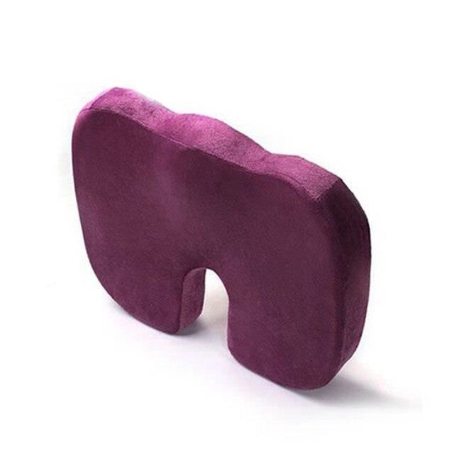 Coussin coccyx orthopédique, mousse mémoire, soulagement coccyx, usage voiture/bureau/conduite