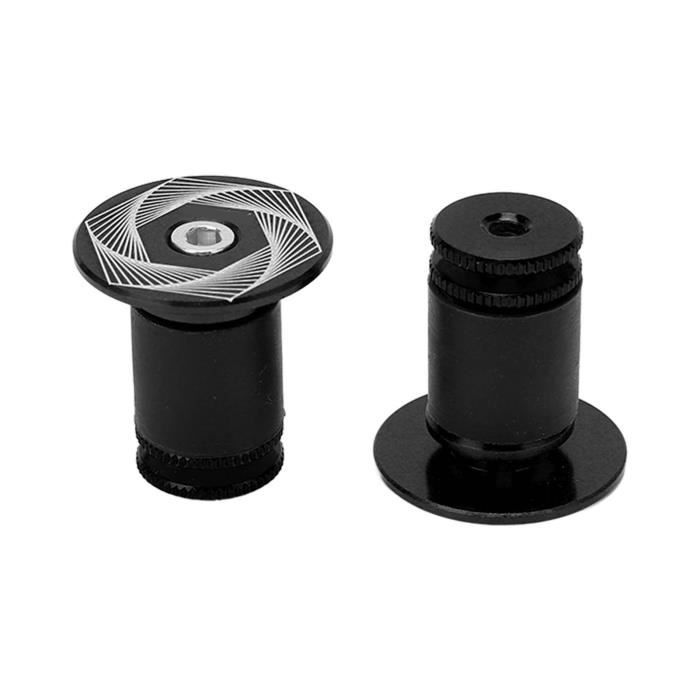Bouchons D’extrémité De Guidon ODI – Nylon Noir – Bar Ends (Neuf, Réf: ODIBE001BK001)