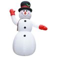 #26961 Bonhomme de neige - Personnage de Noël Décoration de Noël gonflable avec LED IP44 600 cm XXL Meuble©-1