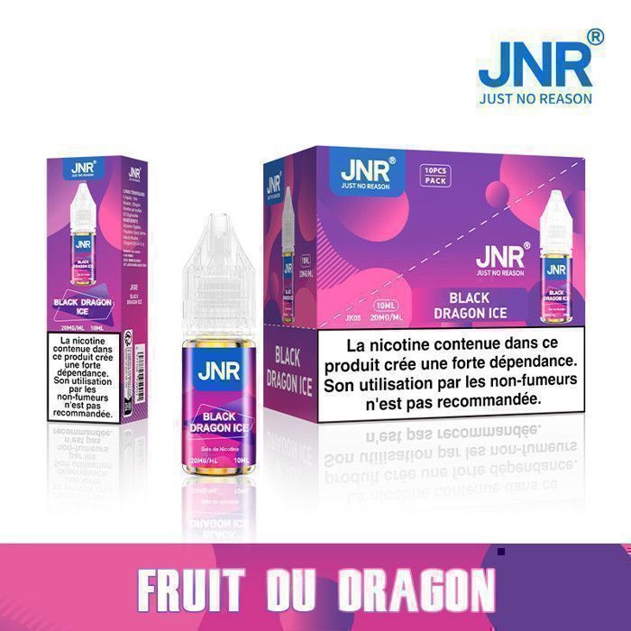 JNR - E-Liquide Lot de 2pcs Black Dragon Ice / 2pcs x 10ml - FALCON-X &  JOKER