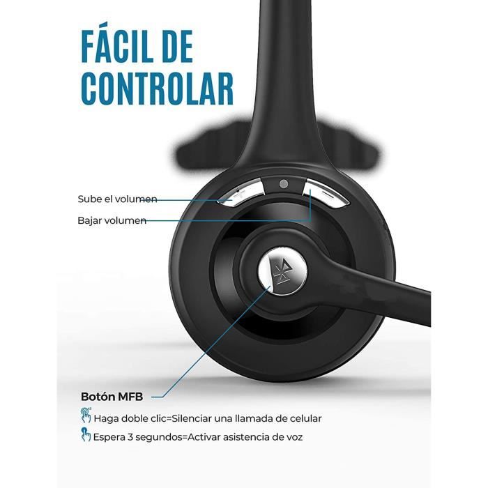 M6 Micro Oreillette Bluetooth Professionnel [13H Appel] Casque Téléphone  sans Fil Rechargeable, Tech Multi-Point Connexion Simulta - Cdiscount TV  Son Photo