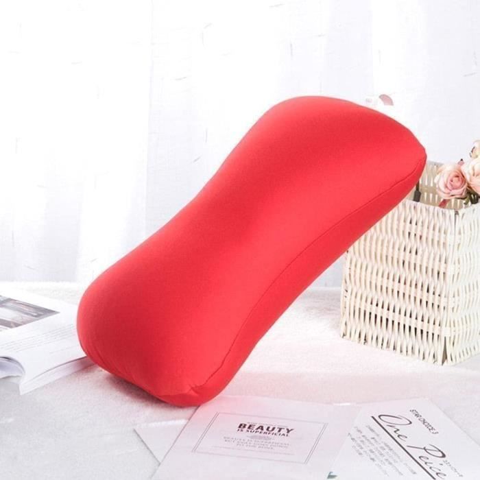 Coussin Traversin Rond 20x50cm Blanc - Soutien Dos, Cou Ou Déco Canapé