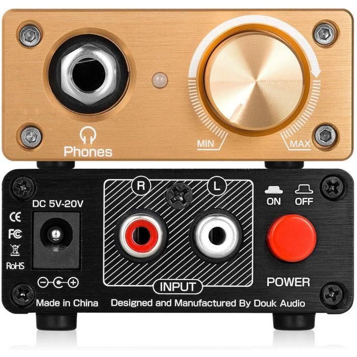 Mini Carte Amplificateur - HURRISE - Double Canal Audio - Contrôle Par