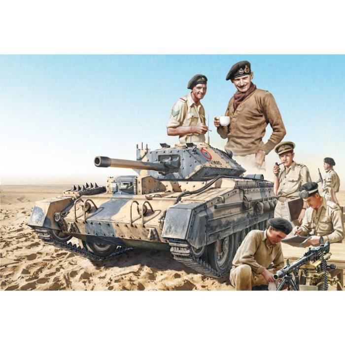 XY019 ITALERI 1/35 maquette figurine 340 British Elite Force Desert Rats
