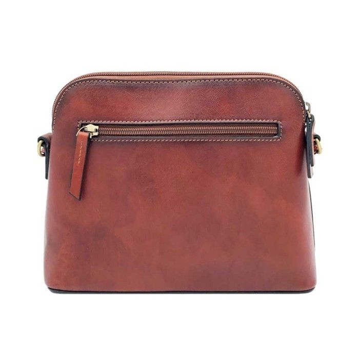 Trousse De Toilette Femme Katana En Cuir De Vachette - Marron - 15x8x1 Cm - Neuf Avec étiquettes