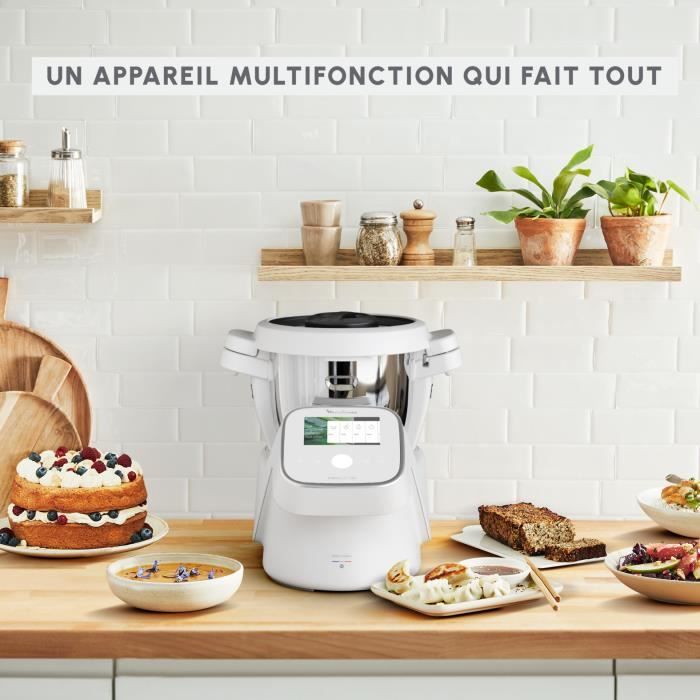 Moulinex Robot cuiseur, 4,5 L, 14 modes automatiques, Connecté