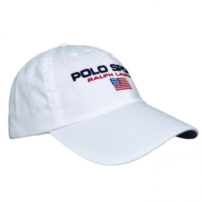 Casquette ralph discount lauren blanche
