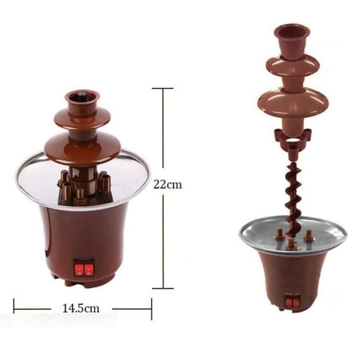 Otufan Fontaine à Chocolat Électrique Rose - Machine à Faire Fondre Chocolat Avec Moules Et Accessoires