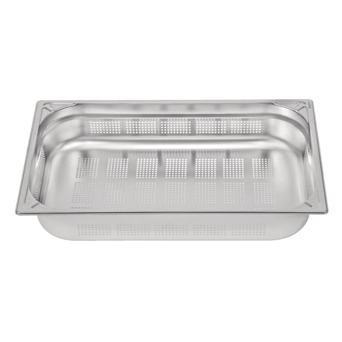 Bac inox perforé GN1/1 Gastro M 100mm
