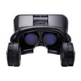 Lunettes 3D Lunettes VR Machine tout-en-un avec casque stéréo et télécommande noire-2
