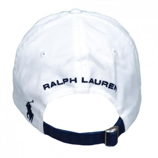 casquette ralph lauren noir et blanc