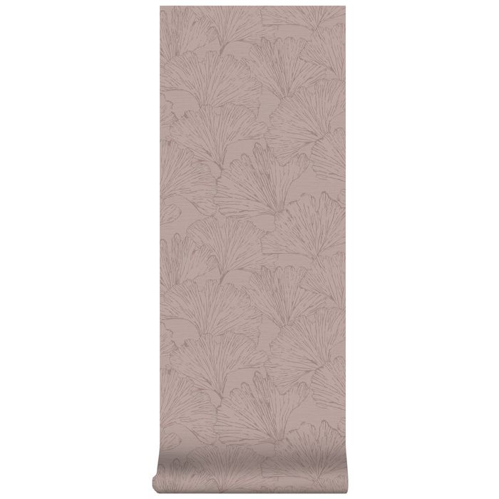 Papier peint intissé Feuillage Gigi 1005 x 52cm Rose poudré - Cdiscount ...