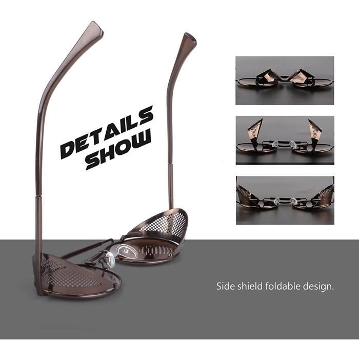 Ronde Homme CGID E72 Lunettes De Soleil Polarisu00e9es Rondes