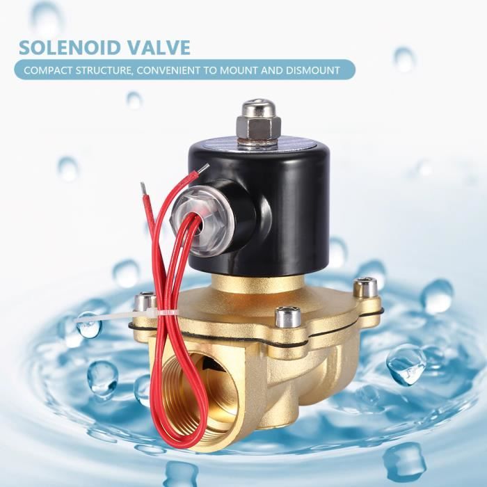TLFVOKEP Électrovanne étanche IP65 En Laiton 1-1/4" 220 V 110 V 24 V