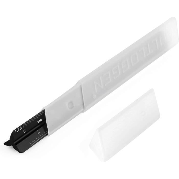 KIMISS Règle d'échelle triangulaire de 30cm ingénieurs architectes d