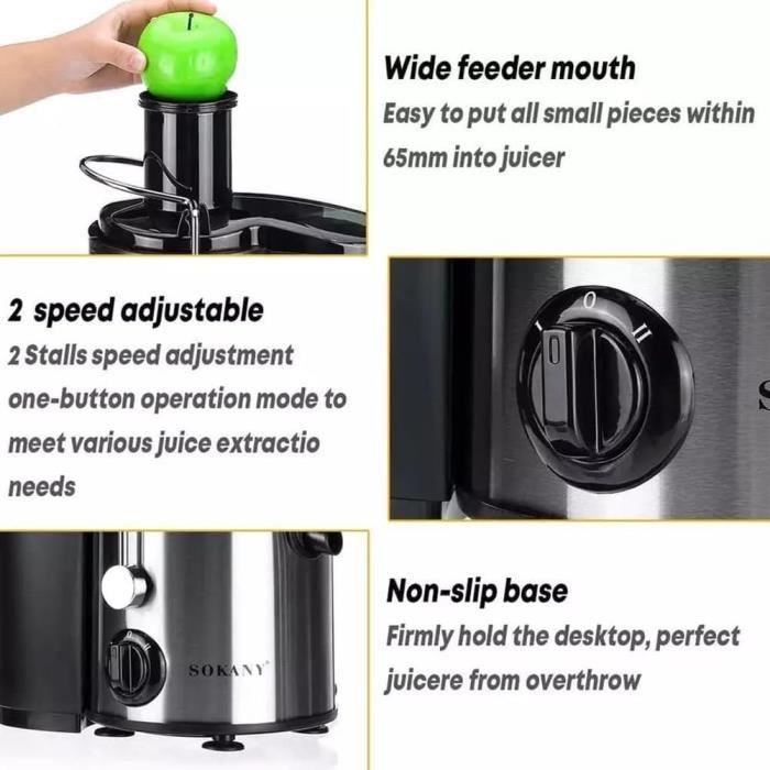 CHG Centrifugeuse Extracteur de Jus Fruits et Légumes, 400W CHG Centrifugeuse Extracteur de Jus Fruits et Légumes, 400W