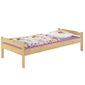 lit Simple avec sommier 60.48-08-190 Erst-Holz Lit empilable en pin Massif Naturel 80x190