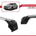 Compatible avec Mercedes GLA (X156) 2014-2020 Barres de Toit ACE-2 Railing Porte-Bagages de Voiture Gris-3