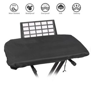 Housse Anti-poussière Pour Clavier Piano 61 Touches - Tissu Oxford Extensible, Protection Complète