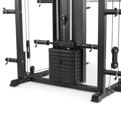 Dione S4 Smith Machine – Crossover + Squatrack, 110 Kg De Poids, 16 Réglages, Usage Intensif